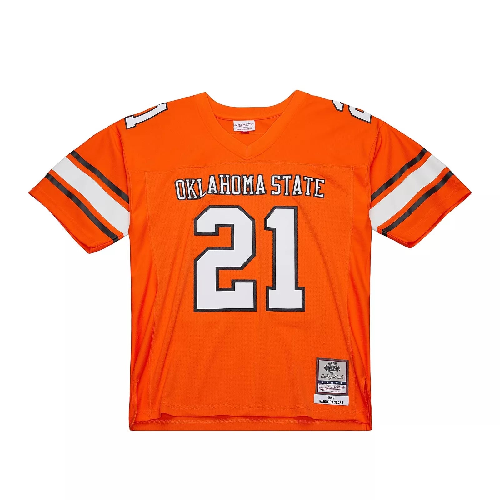 Oklahoma State Cowboys - 1987 Barry Sanders Orange Jersey