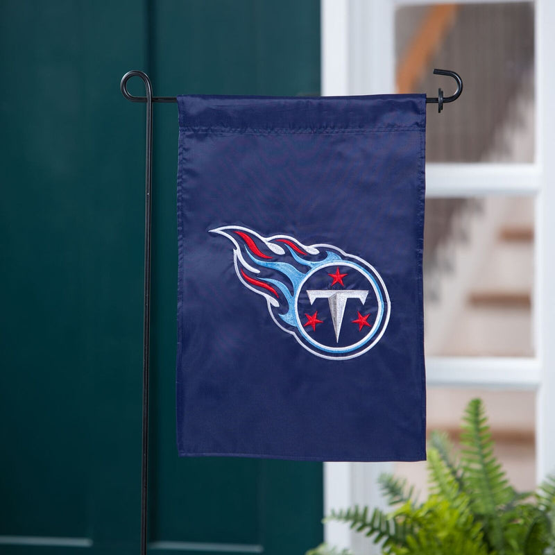 Tennessee Titans: Applique Flag, Gar Outdoor Garden Flag