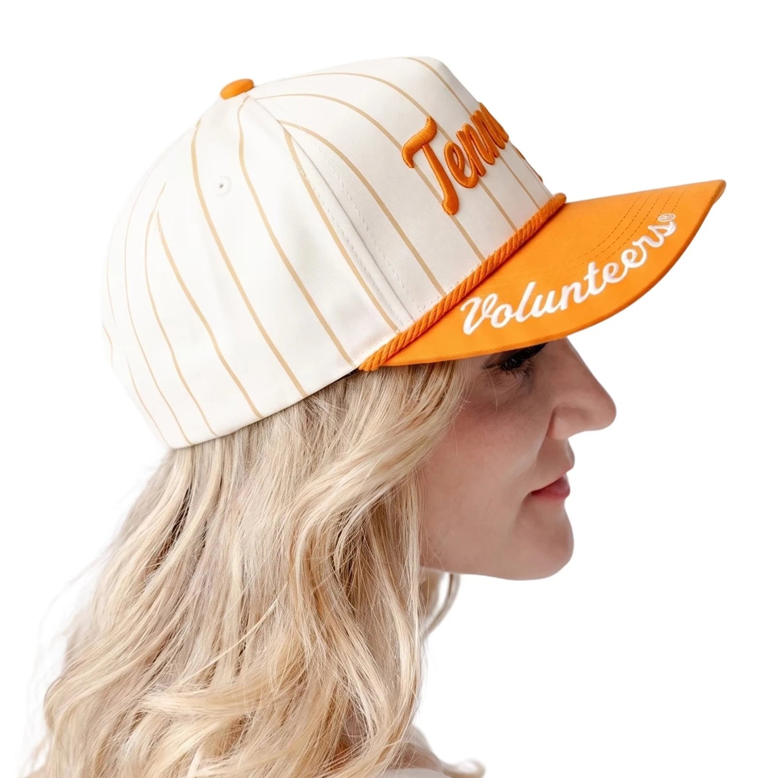 Tennessee Volunteers - NCAA Pinstripe Canvas Trucker Hat