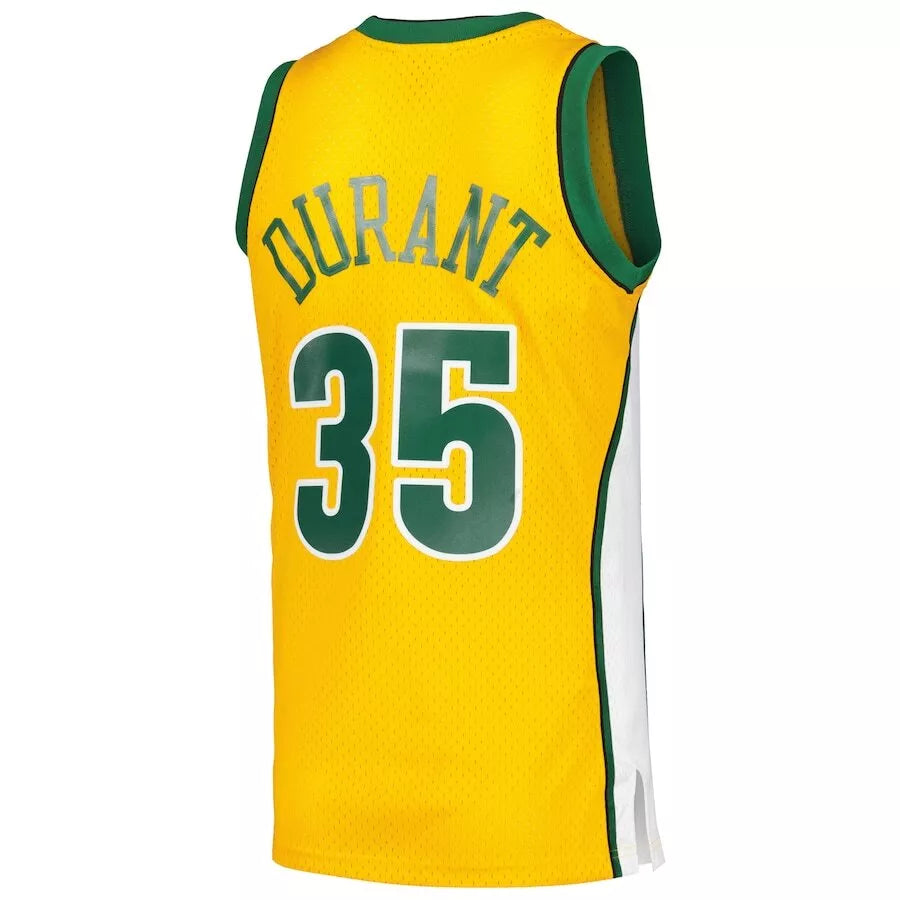 Seattle SuperSonics - Kevin Durant Gold 2007/08 Hardwood Classics Alternate Swingman Jersey