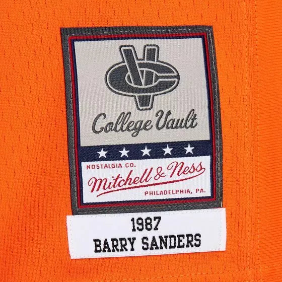 Oklahoma State Cowboys - 1987 Barry Sanders Orange Jersey