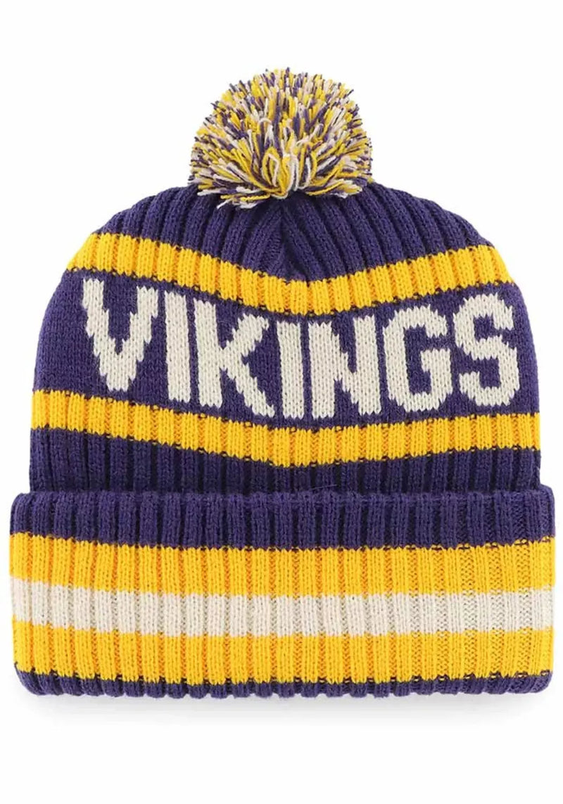 Minnesota Vikings - Purple Bering Cuff Knit, 47 Brand