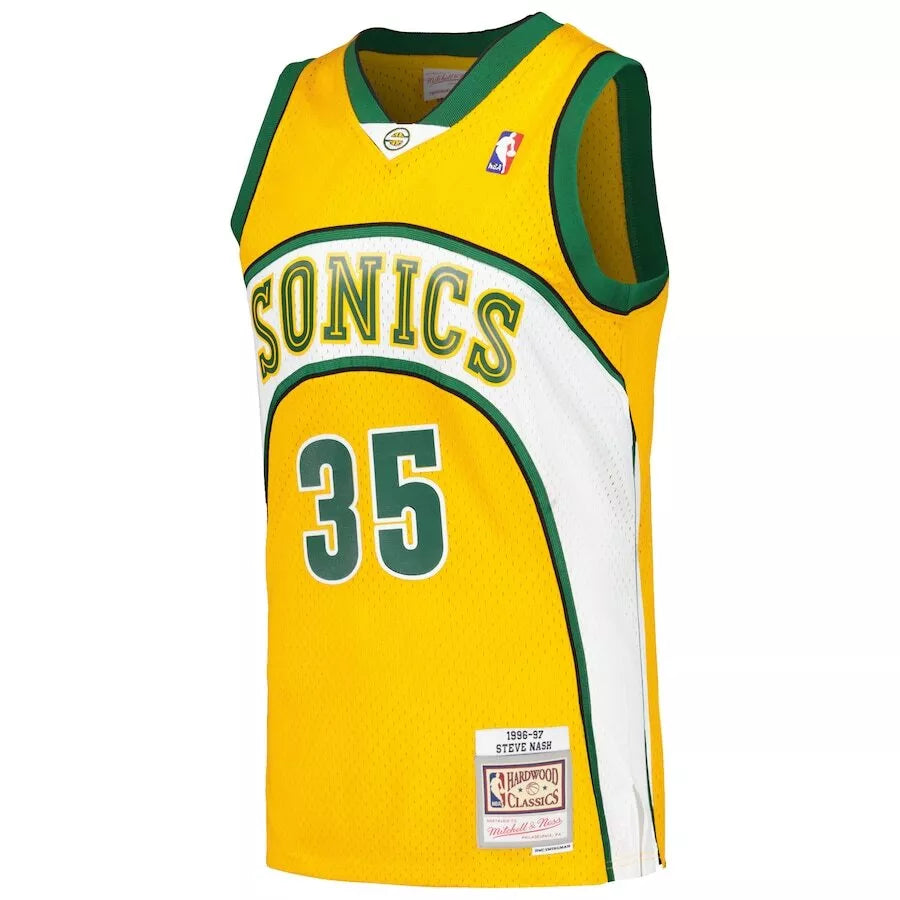 Seattle SuperSonics - Kevin Durant Gold 2007/08 Hardwood Classics Alternate Swingman Jersey