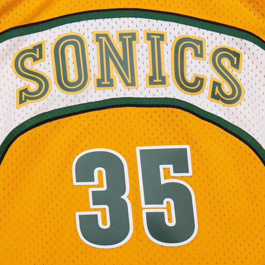 Seattle SuperSonics - Kevin Durant Gold 2007/08 Hardwood Classics Alternate Swingman Jersey