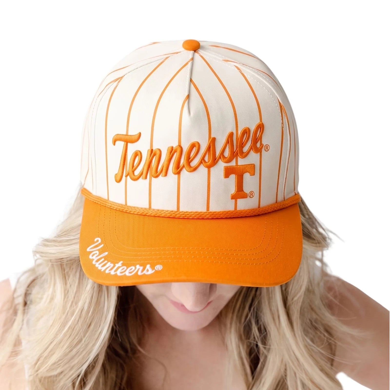 Tennessee Volunteers - NCAA Pinstripe Canvas Trucker Hat