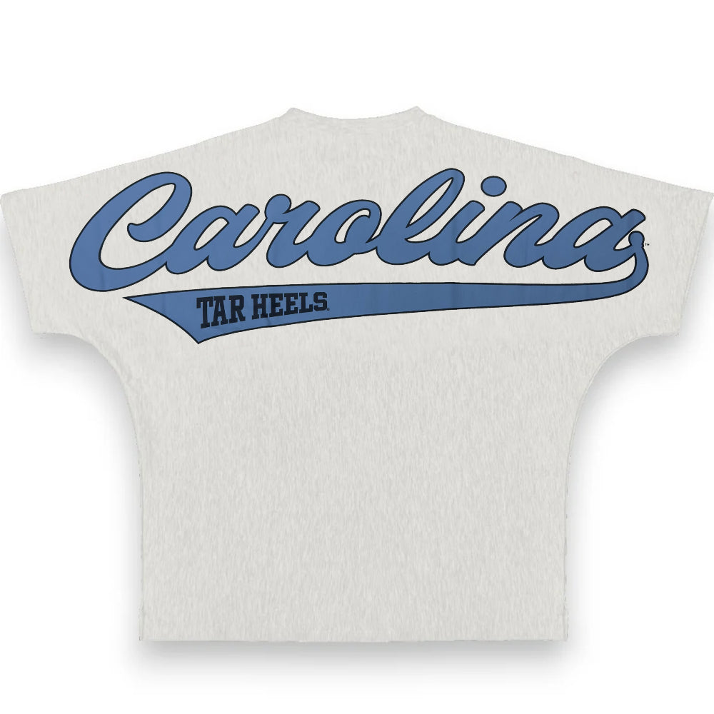 North Carolina Tar Heels "Fredrick" - Crew-Neck Oversized Short Sleeve T-Shirt