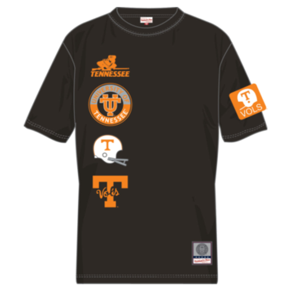 Tennessee Volunteers - NCAA Black Double Clutch Premium T-Shirt