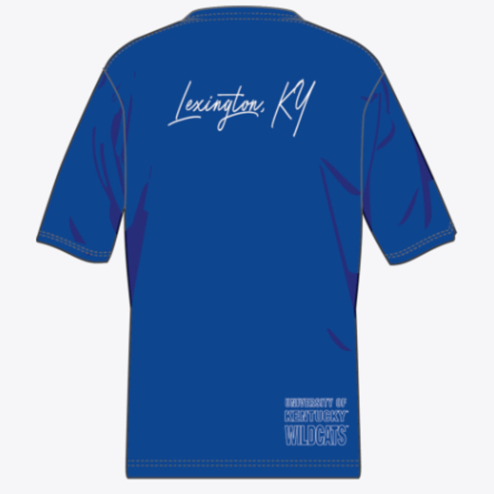 Kentucky Wildcats - NCAA Royal Double Clutch Premium T-Shirt