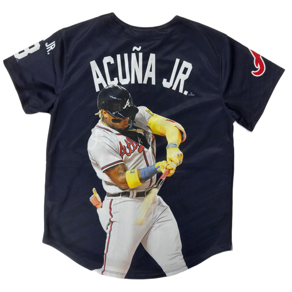Atlanta Braves - MLB Ronald Acuña Jr. Sublimation Youth Jersey
