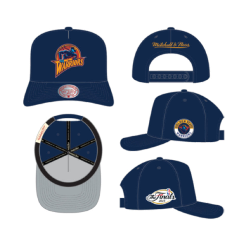 Golden State Warriors - NBA Double Clutch Pro Navy Snapback Hat