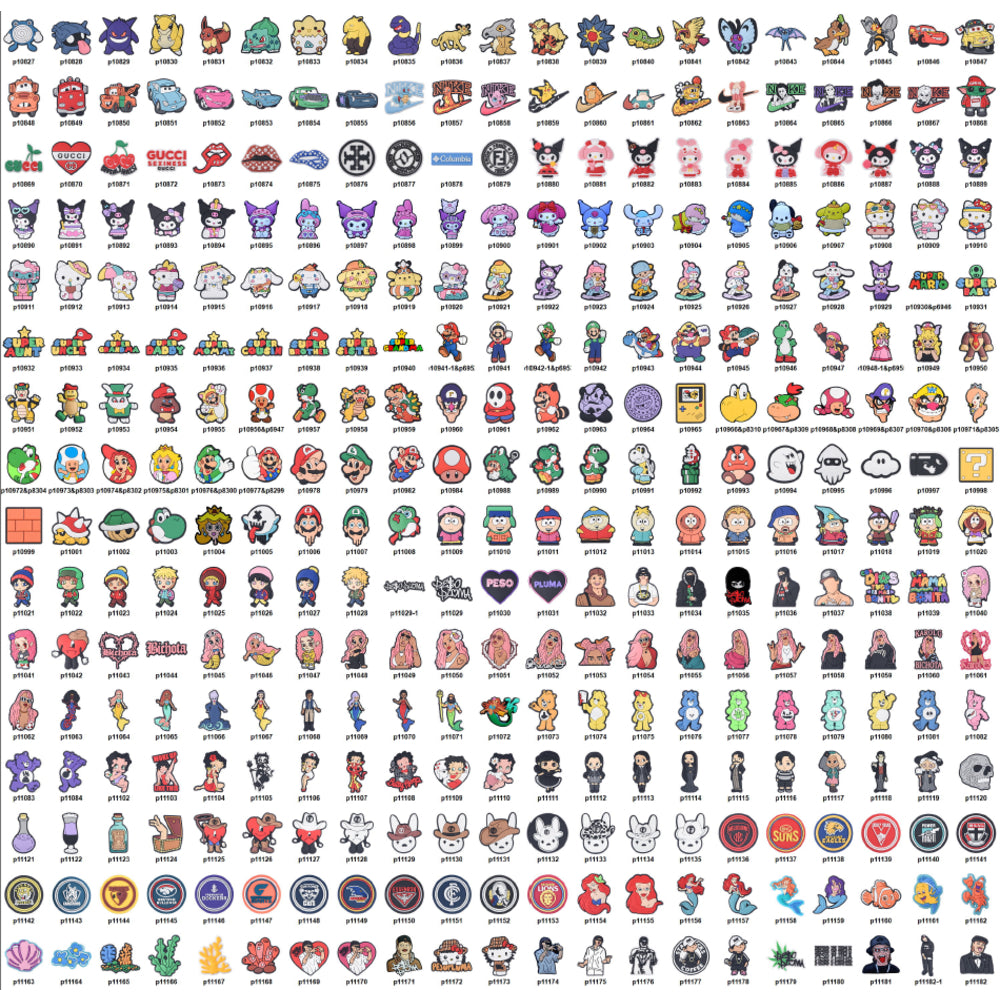 Shoe Character Charms