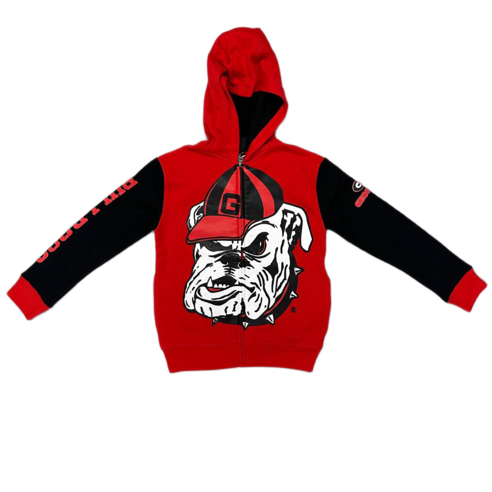 Georgia Bulldogs - NCAA Poster Board Fleece Youth Hoodie