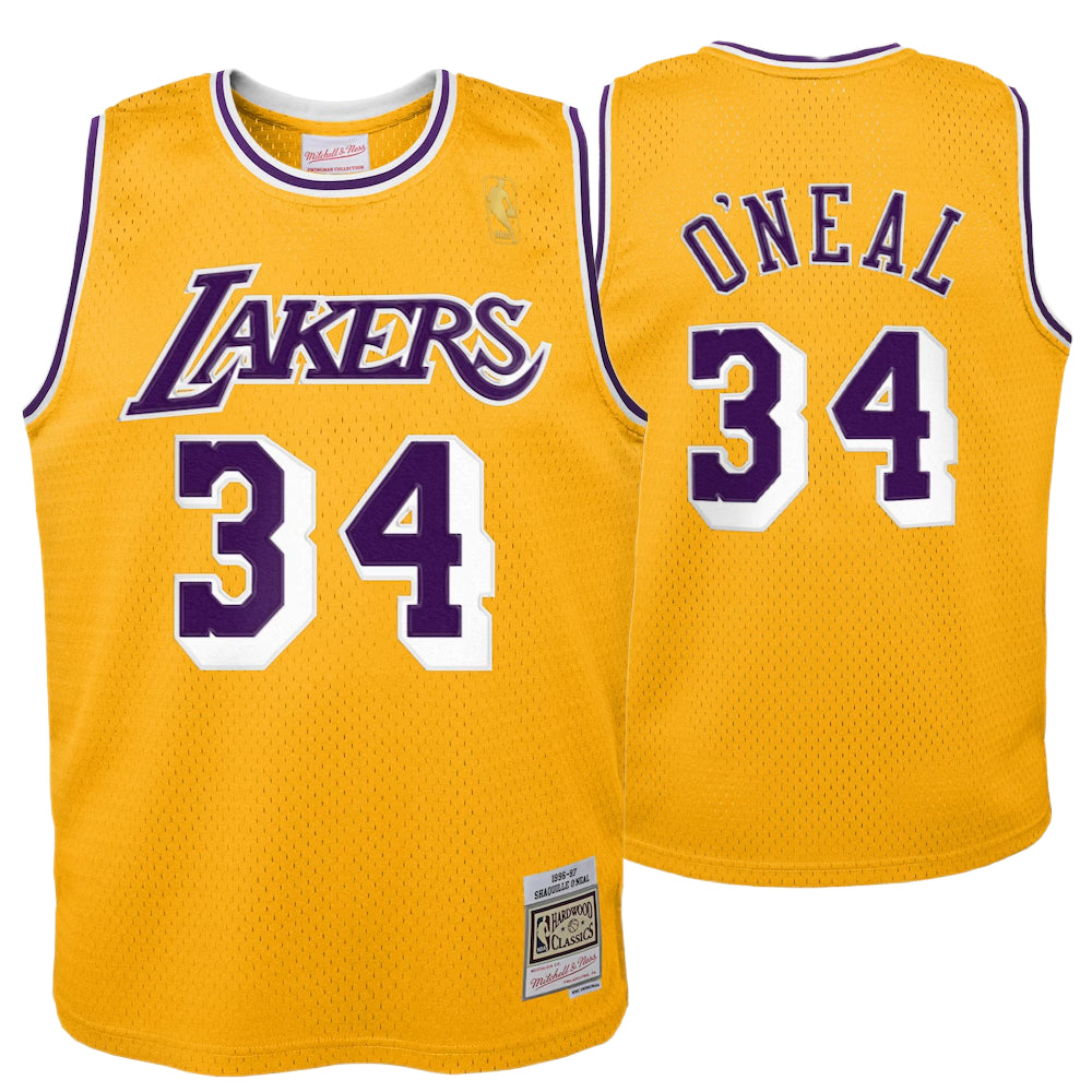 Los Angeles Lakers - NBA 1996 O'Neal Shaquille Swingman Road Youth Jersey