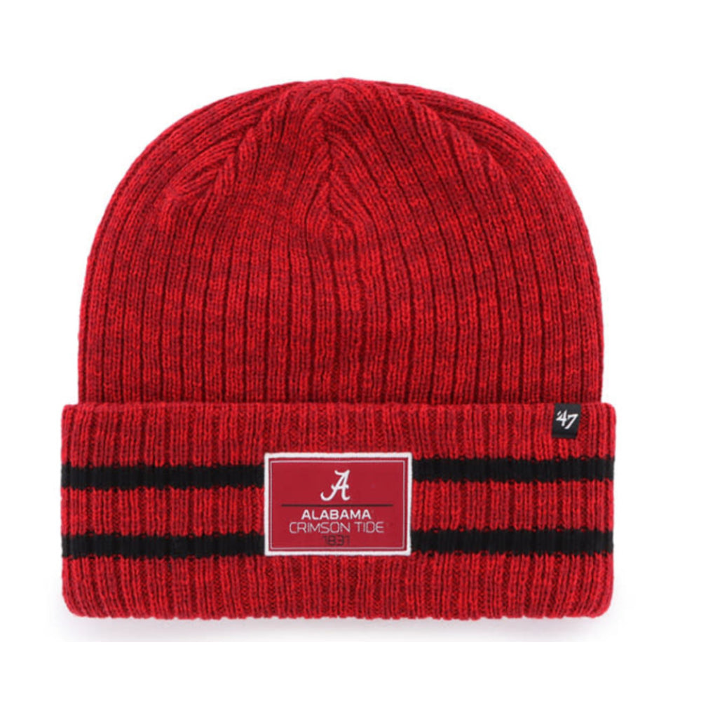 Alabama Crimson Tide - Razor Red Sitka Cuff Knit, 47 Brand