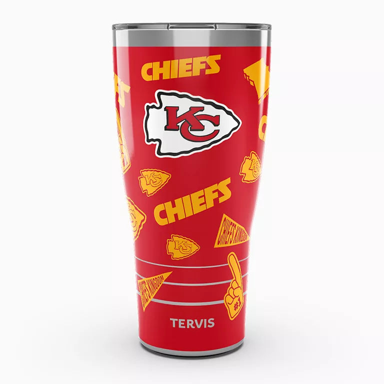Kansas City Chiefs - NFL Swag Stainless Steel Tumbler with Slider Lid