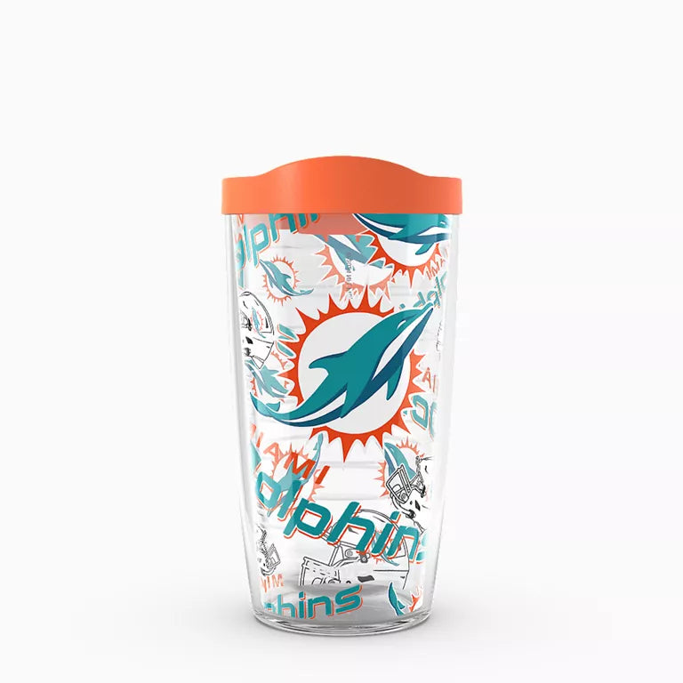Miami Dolphins - NFL All Over Plastic Tumbler
