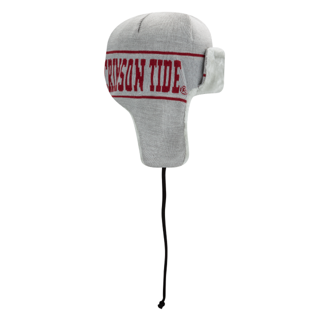 Alabama Crimson Tide - Gray Basic Trapper Knit Hat, New Era