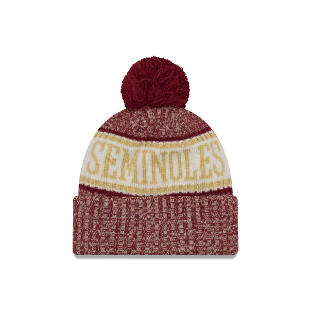 Florida State Seminoles - Cuffed Knit Hat with Pom, New Era