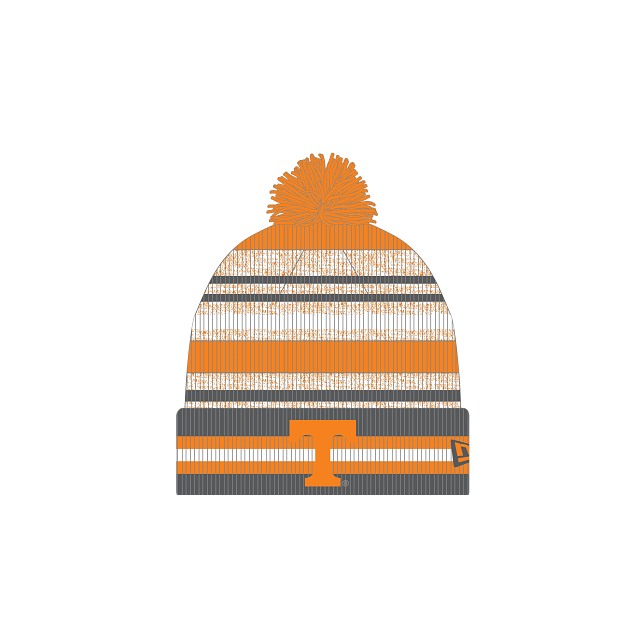 Tennessee Volunteers - Knit Sport D3 Hat with Pom, New Era