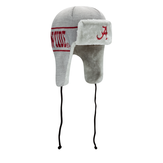 Alabama Crimson Tide - Gray Basic Trapper Knit Hat, New Era