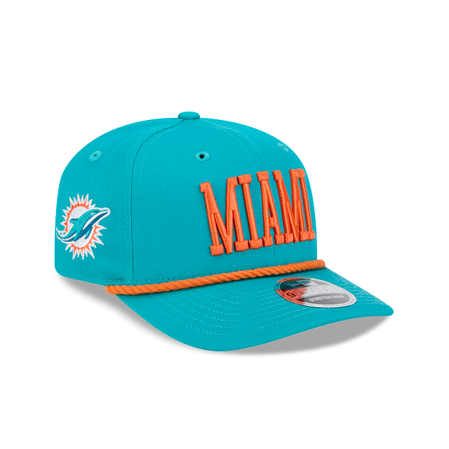 Miami Dolphins - NFL 9Seventy Woodmark Stretch-Snap Hat, New Era
