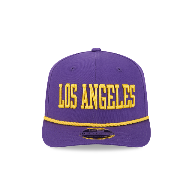 Los Angeles Lakers - 9seventy Stretch-Snap Adjustable Hat, New Era