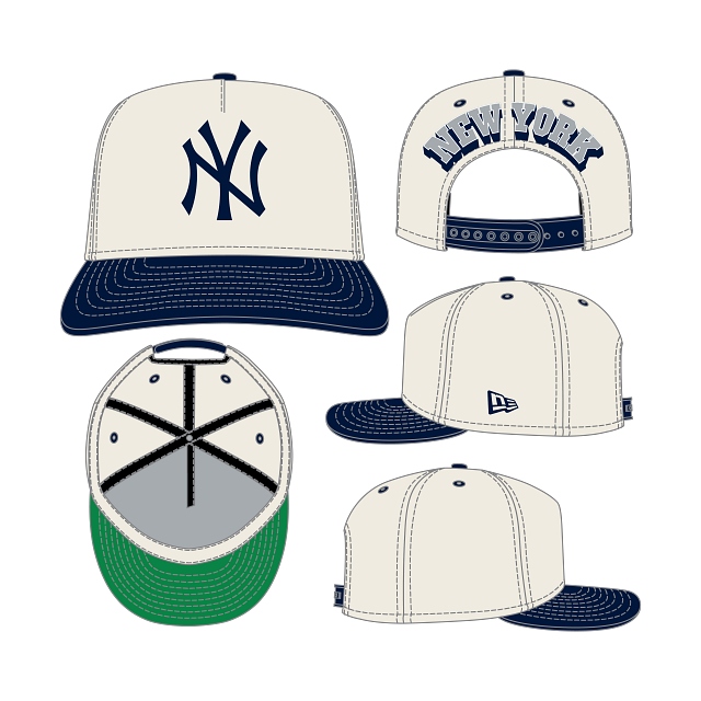 New York Yankees - MLB 9Fifty Navy Rear Hit Hat, New Era