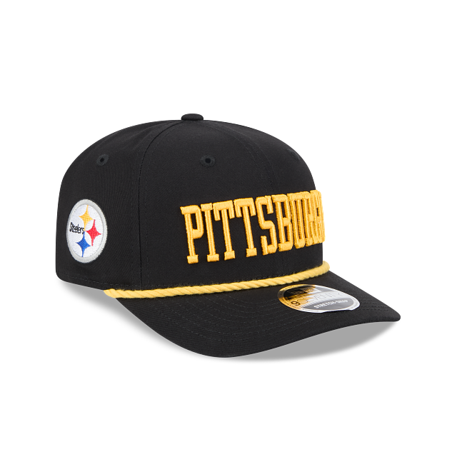 Pittsburgh Steelers - NFL 9Seventy Woodmark Stretch-Snap Hat, New Era