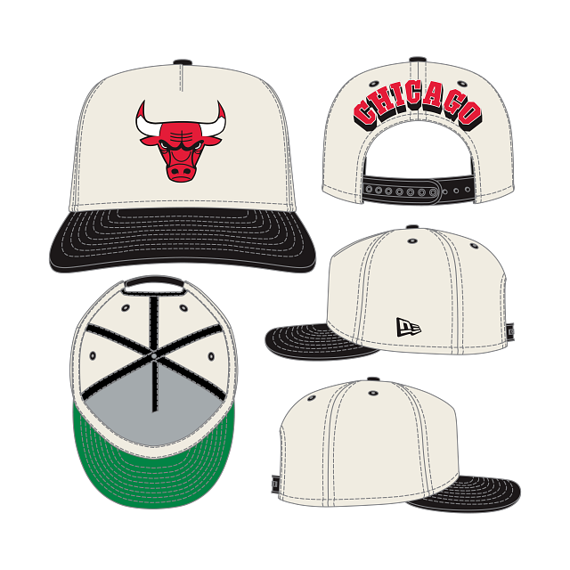 Chicago Bulls - MLB 9Fifty Rear Hit Team Color Hat, New Era