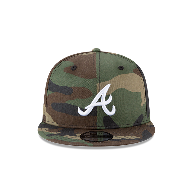 Atlanta Braves - Basic Camouflage 9Fifty Snapback Hat, New Era