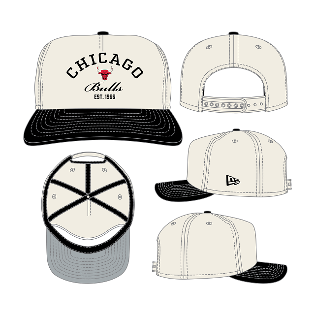 Chicago Bulls - NBA 19Twenty Stacked Team Color Hat, New Era