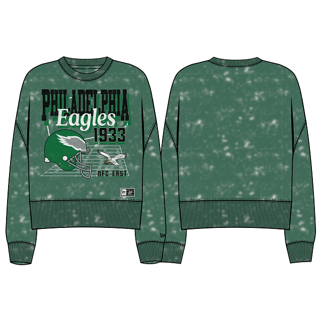 Philadelphia Eagles - NFL 1933 Logo Crop Top Sweater