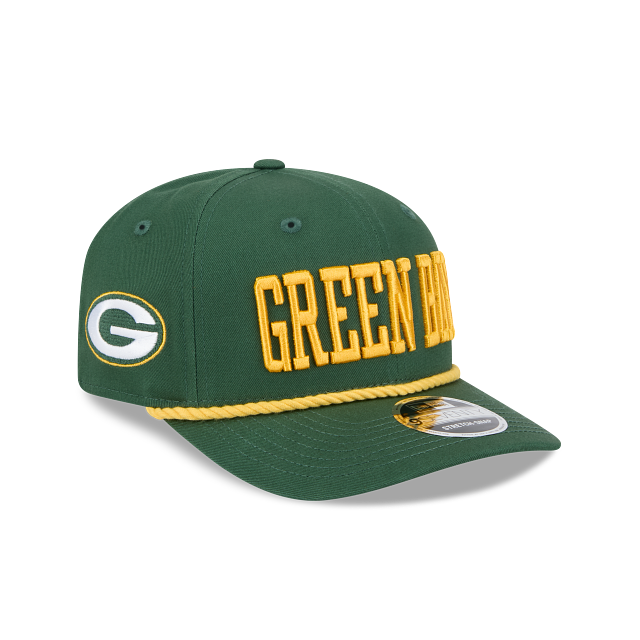 Green Bay Packers - 9Seventy Green Stretch-Snap Hat, New Era