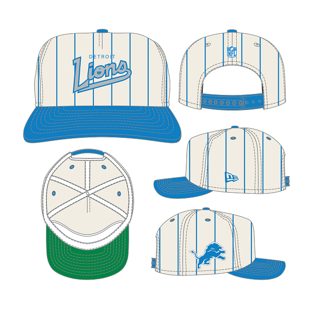 Detroit Lions - NFL 19 Twenty Pinstripe Hat, New Era