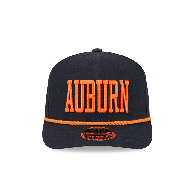 Auburn Tigers - NCAA 9Seventy Woodmark Stretch-Snap Hat, New Era