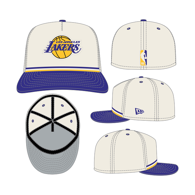 Los Angeles Lakers - NBA 59Fifty Vintage Snapback Hat, New Era