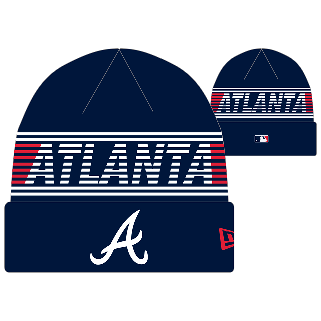 Atlanta Braves - MLB 24 Sport Knit OTC OSFM Beanie, New Era