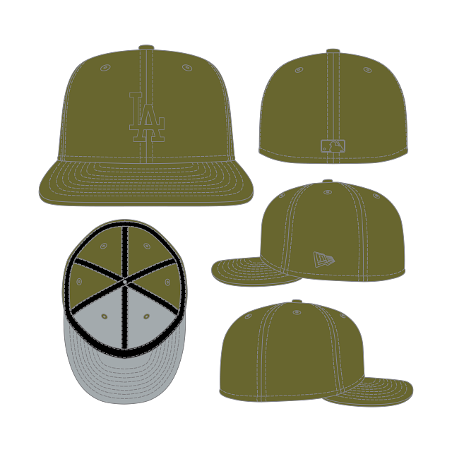 Los Angeles Dodgers - MLB 59Fifty Color Pack Hat, New Era