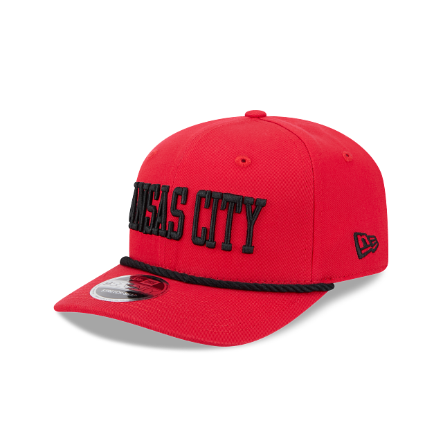Kansas City Chiefs - 9Seventy Red Stretch-Snap Hat, New Era