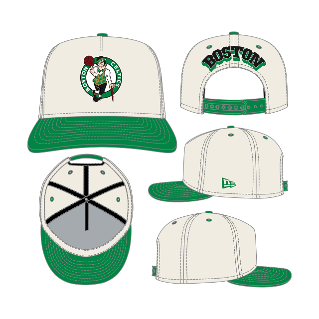 Boston Celtics - MLB 9Fifty Rear Hit Team Color Hat, New Era