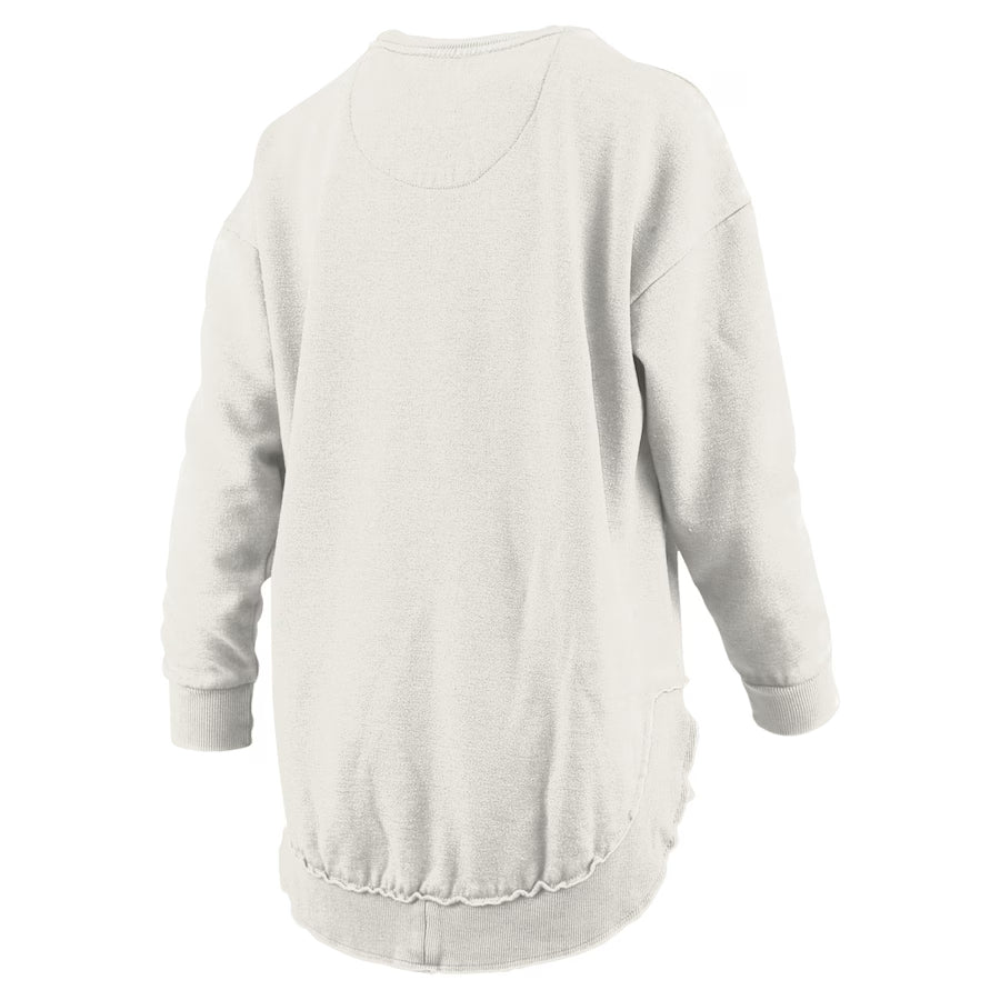 Tennessee Volunteers - Arched Tackle Twill Varsity Melange Fleece Long-Sleeve