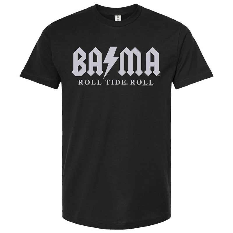 Alabama Crimson Tide - Bama Roll Tide Roll Black T-Shirt