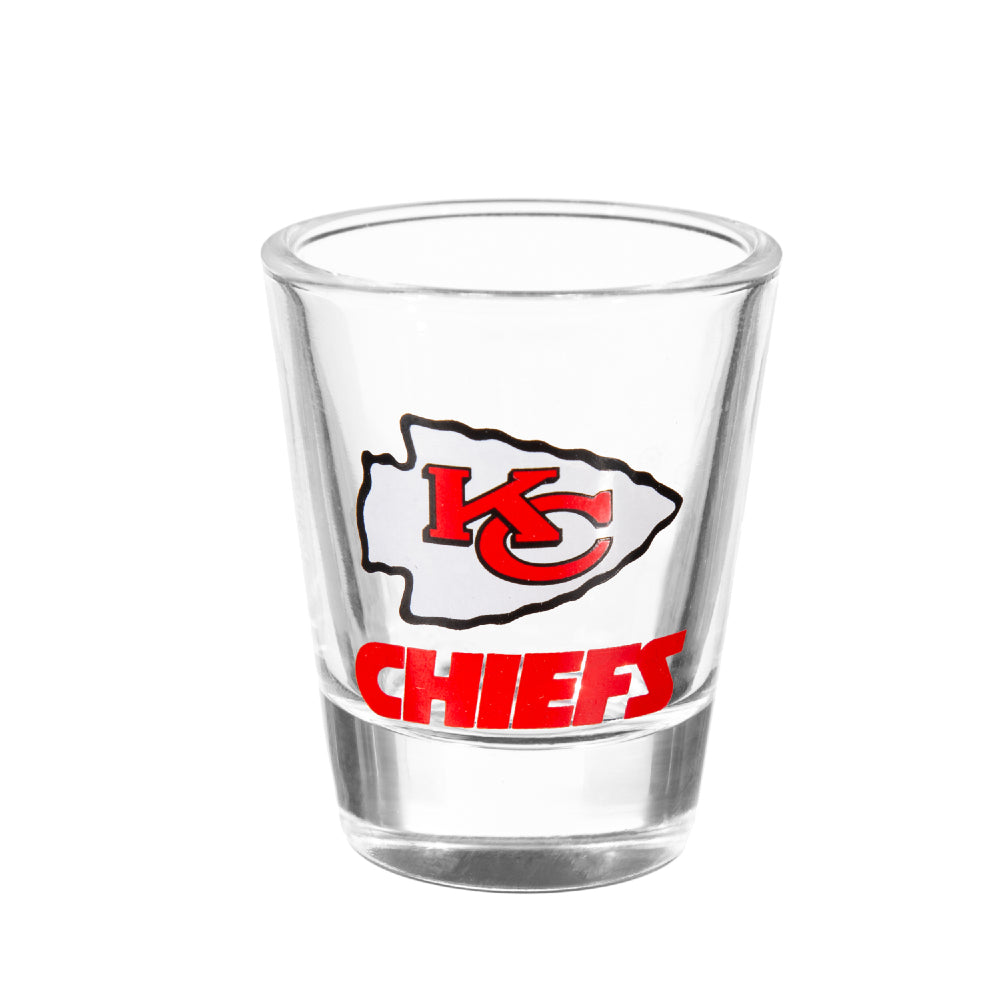 NFL Kansas City Chiefs - Glass and Ceramic Shot Glass Set