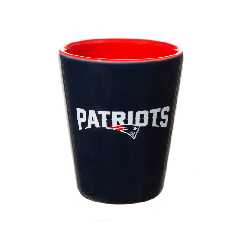 NFL New England Patriots - Glass and Ceramic Shot Glass Set