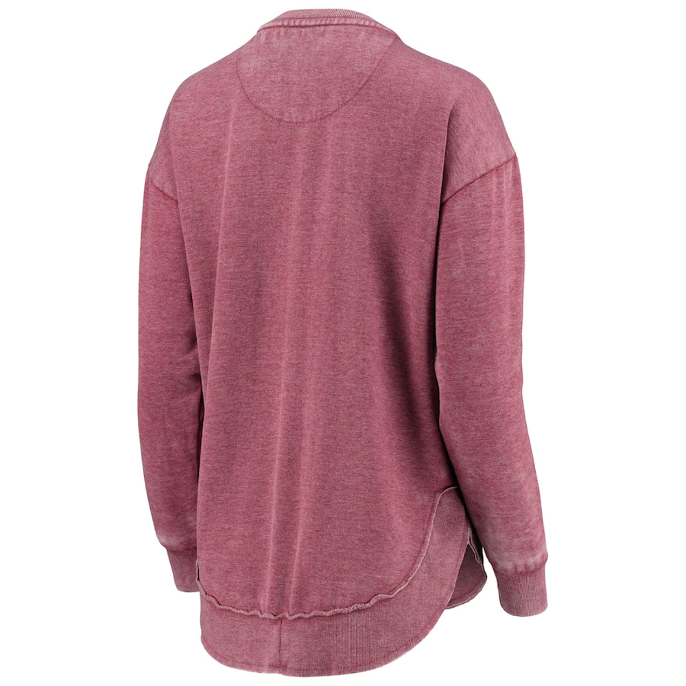 Alabama Crimson Tide"New Zealand" -  Crew-Neck Rounded Bottom Vintage Fleece LongSleeve