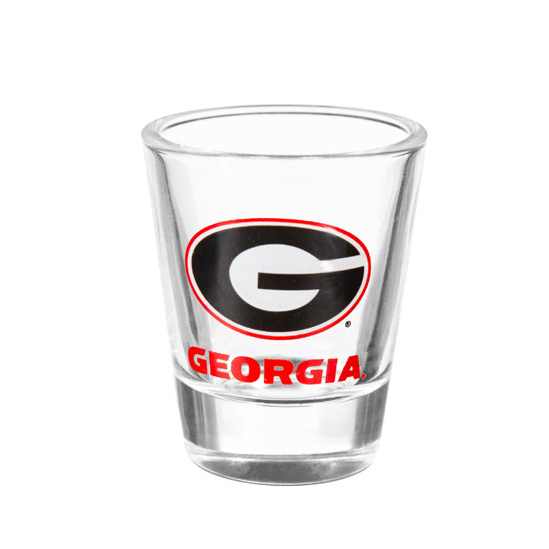Georgia Bulldogs - NCAA Glass and Ceramic Shot Glass Set