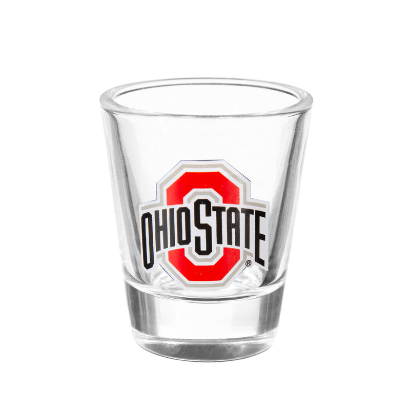 NCAA University Of Ohio State - Glass and Ceramic Shot Glass Set