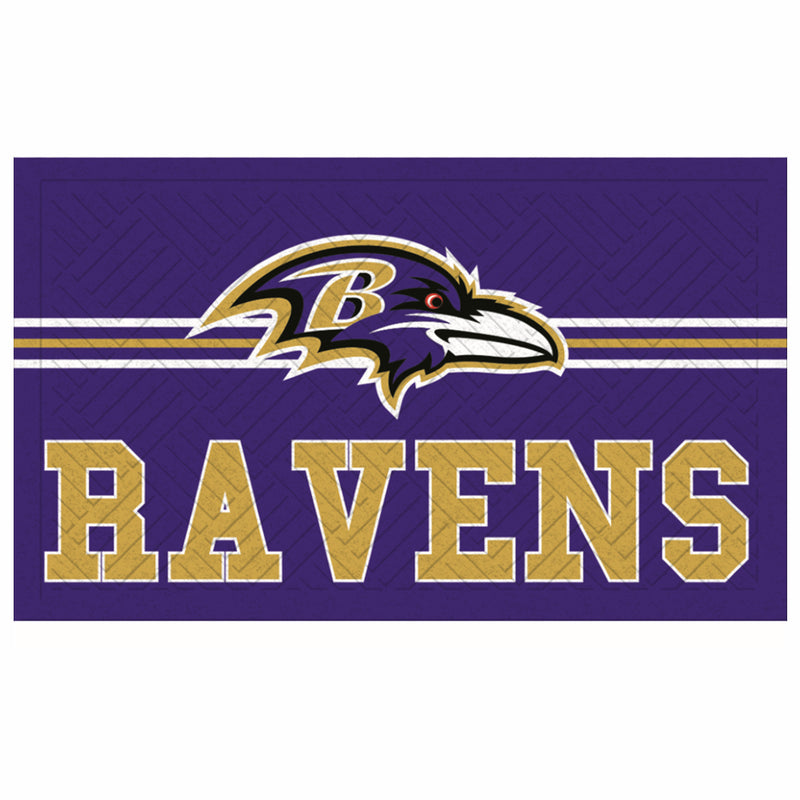 NFL Baltimore Ravens - Cross Hatch Embossed Doormat