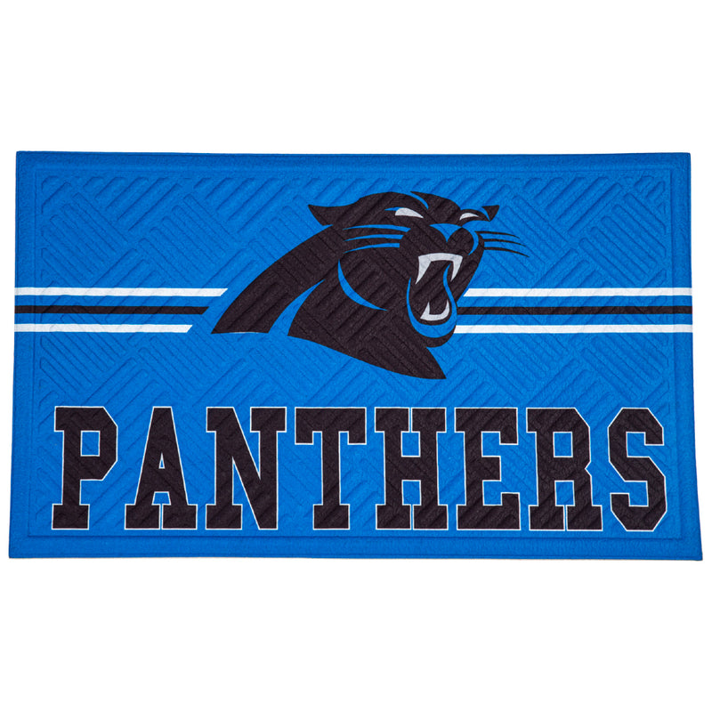 NFL Carolina Panthers - Cross Hatch Embossed Doormat