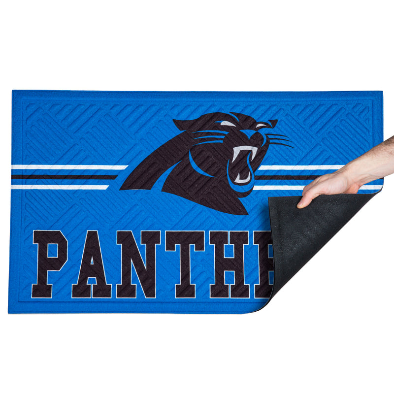 NFL Carolina Panthers - Cross Hatch Embossed Doormat